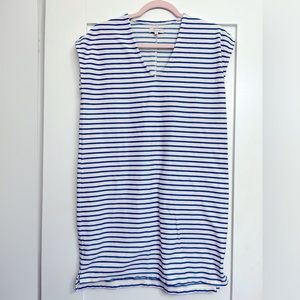 Madewell Blue and white striped dress - Small